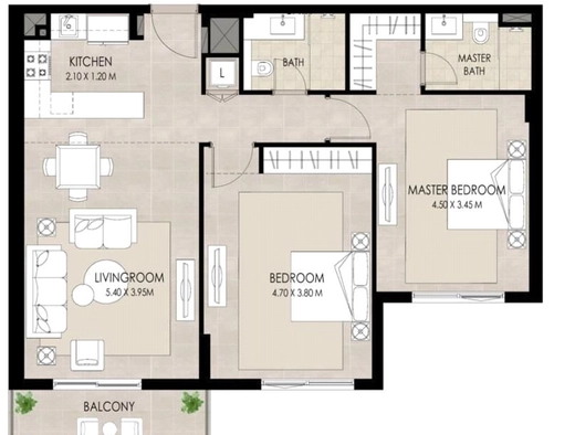 2 bedroom apartment for sale - haus & haus